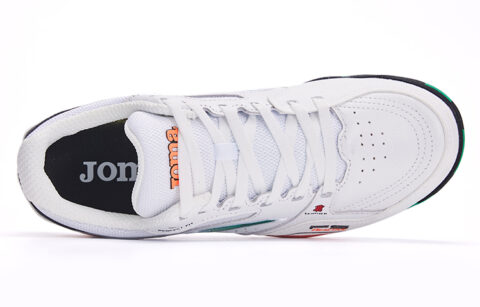 Joma IC/in Leather Slip Resistant Abrasion Resistant Soccer Shoes Men’s White Green