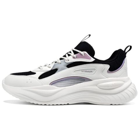 361° Life Collection Slip Resistant Abrasion Resistant Low top Casual Running Shoes Women's Black White