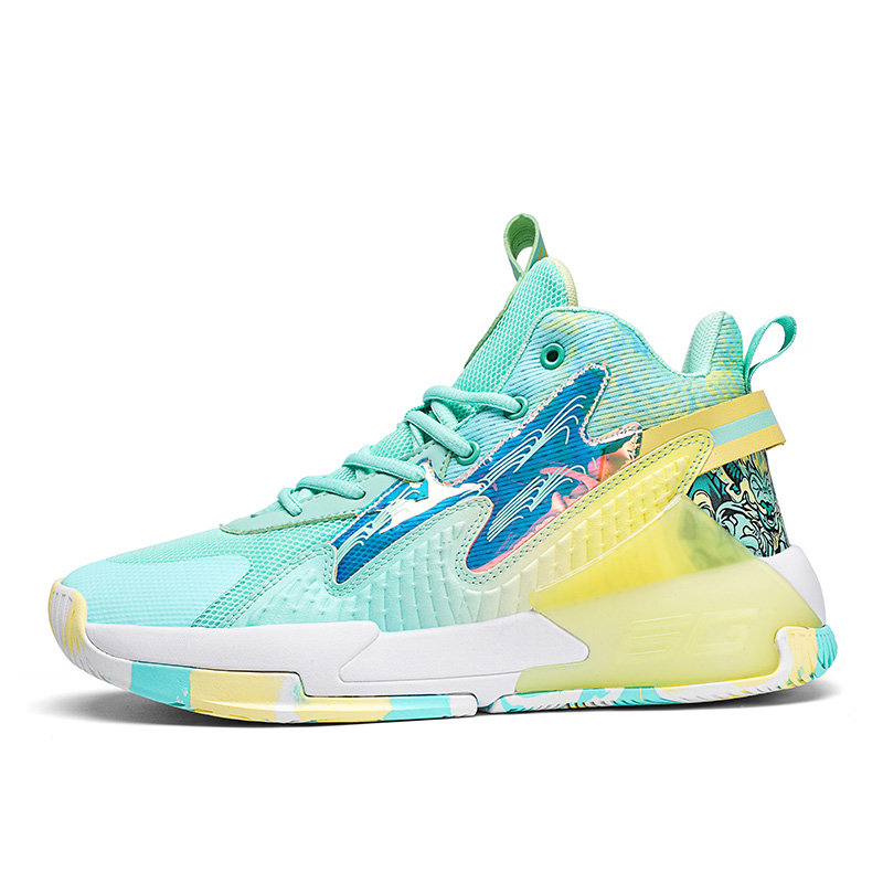 TOMAY TPU Cushioning Abrasion Resistant Cushioning, Wear Resistant Mid top Basketball Shoes Men's