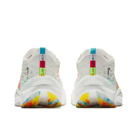 ANTA C202 6.0 PRO Running Shoes Women’s Low Top Papyrus White, Fiery Red, Fluorescent Equatorial Green