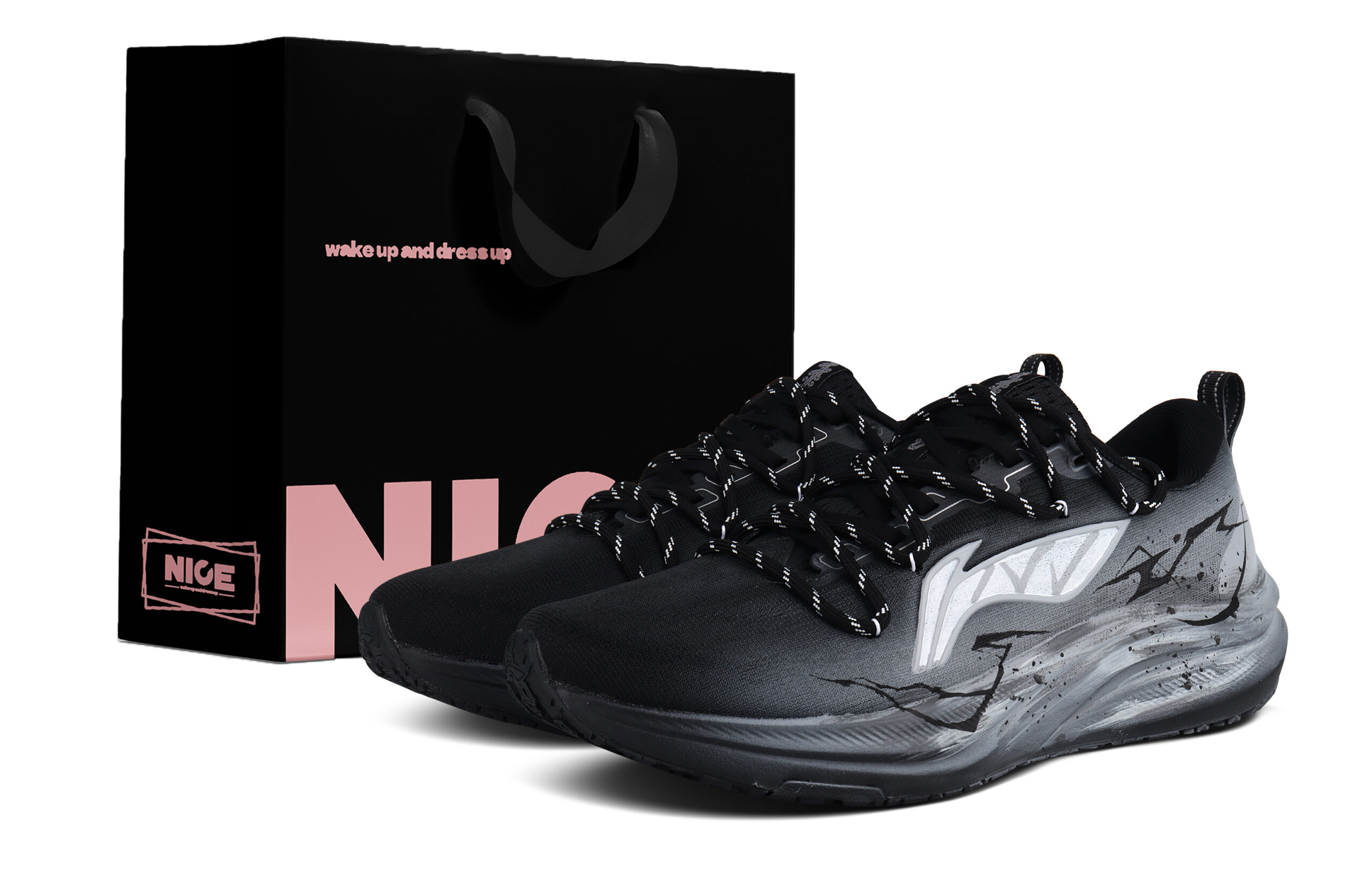 Li Ning Red Hare 8 Textile Cushioning Slip Resistant Abrasion Resistant Cushioning Slip Resistant Abrasion Resistant