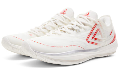 PEAK Light And Agile 3.0 Low top Basketball Shoes Men’s Ivory Red