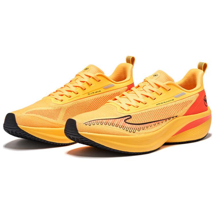 Erke Slip Resistant Breathable Cushioning Low top Casual Running Shoes Men’s Orange