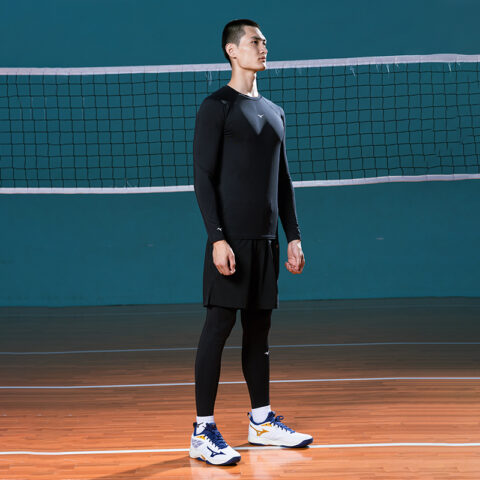 Mizuno Badminton Jersey Unisex Black