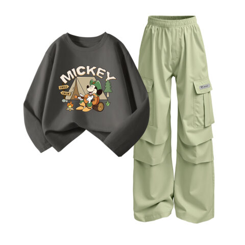 Di Wild Adventure Stone Gray+Di H Square Hook-and-Loop K Outdoor Green