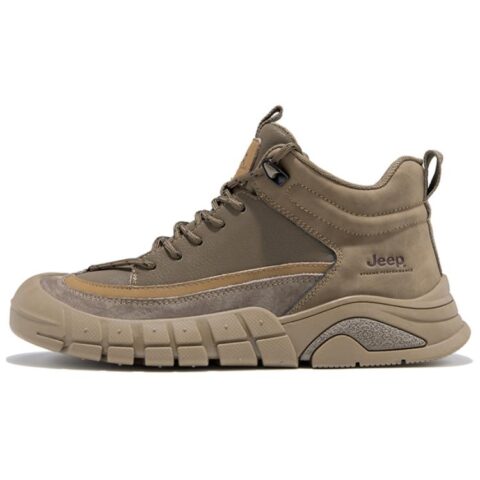 Jeep Versatile Slip Resistant Low top Mountaineering Shoes Men’s Khaki