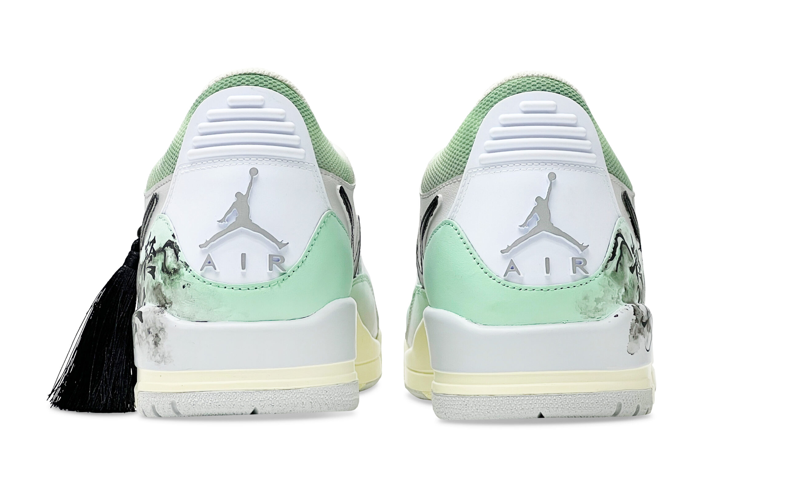 Jordan Legacy 312 Low top Vintage Basketball Shoes Men’s White Green