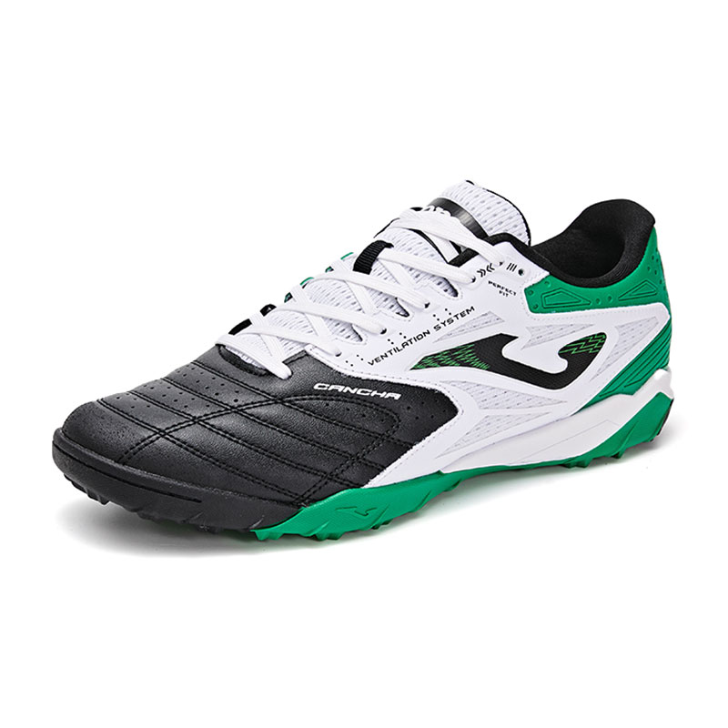 Joma TF Turf Synthetic Leather Cushioning, Wear Resistant Soccer Shoes Men’s Black