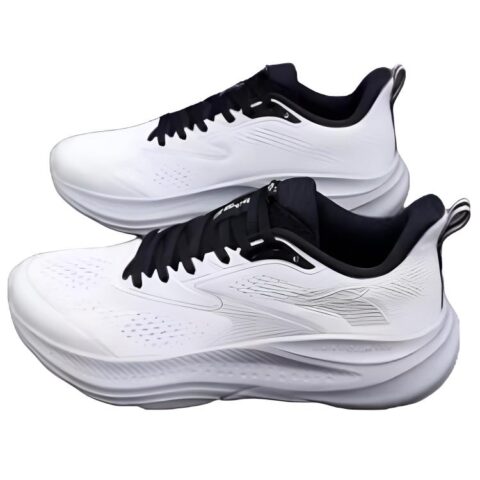 361° Star Leap Breathable And Lightweight Low top Casual Running Shoes Men’s Antarctic Gray Obsidian Black