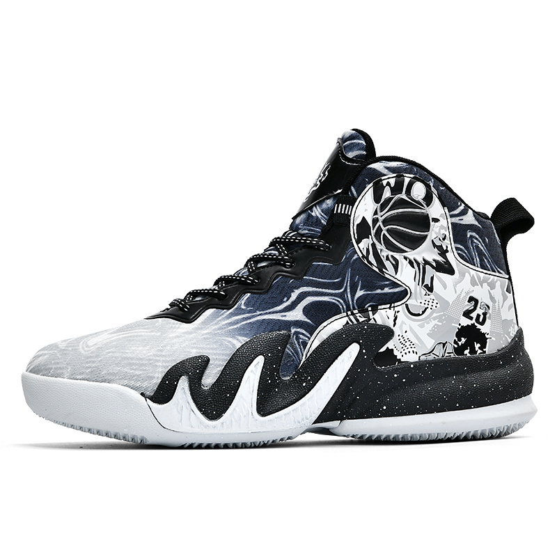 BIANSULONG Cushioning Slip Resistant Abrasion Resistant High top Basketball Shoes Unisex