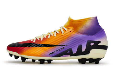 Nike Mercurial Superfly 9 Soccer Shoes Men’s Black Rice Yellow Purple