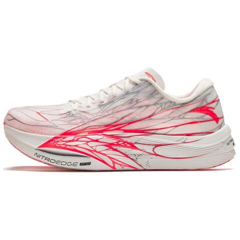 Anta Cushioning, Wear Resistant Low top Casual Running Shoes Women's White Red