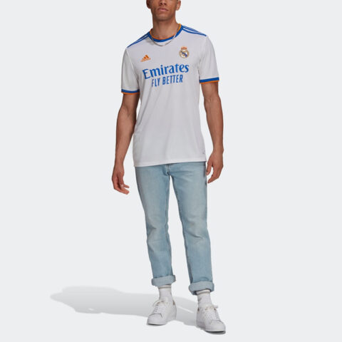 Adidas Real Madrid Soccer Jersey Men’s White