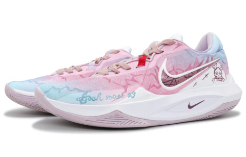Nike Precision 6 Basketball Shoes Unisex Low Top Pink