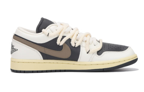 Jordan Air Jordan 1 Slip Resistant Abrasion Resistant Cushioning Low top Vintage Basketball Shoes Women’s Black White
