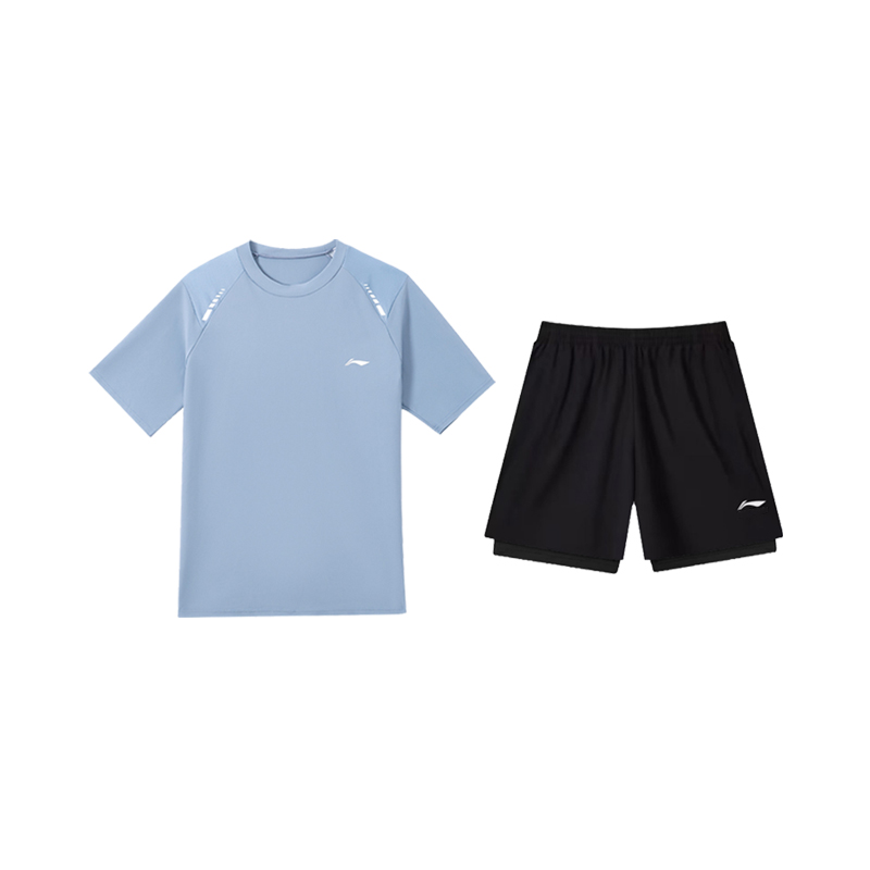 Li Ning Fitness Sets Unisex Crew Neck Moderate