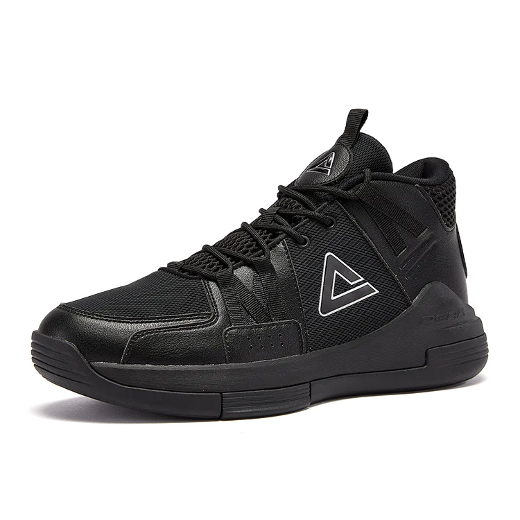 PEAK Training Mid top Basketball Shoes Men’s All Black