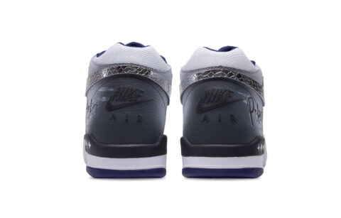 Nike Flight Legacy Gotham Ace Cushioning Slip Resistant Mid top Vintage Basketball Shoes Men’s Black White