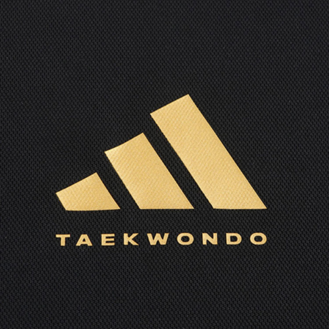 Adidas Taekwondo Casual Sportswear Unisex Black Gold