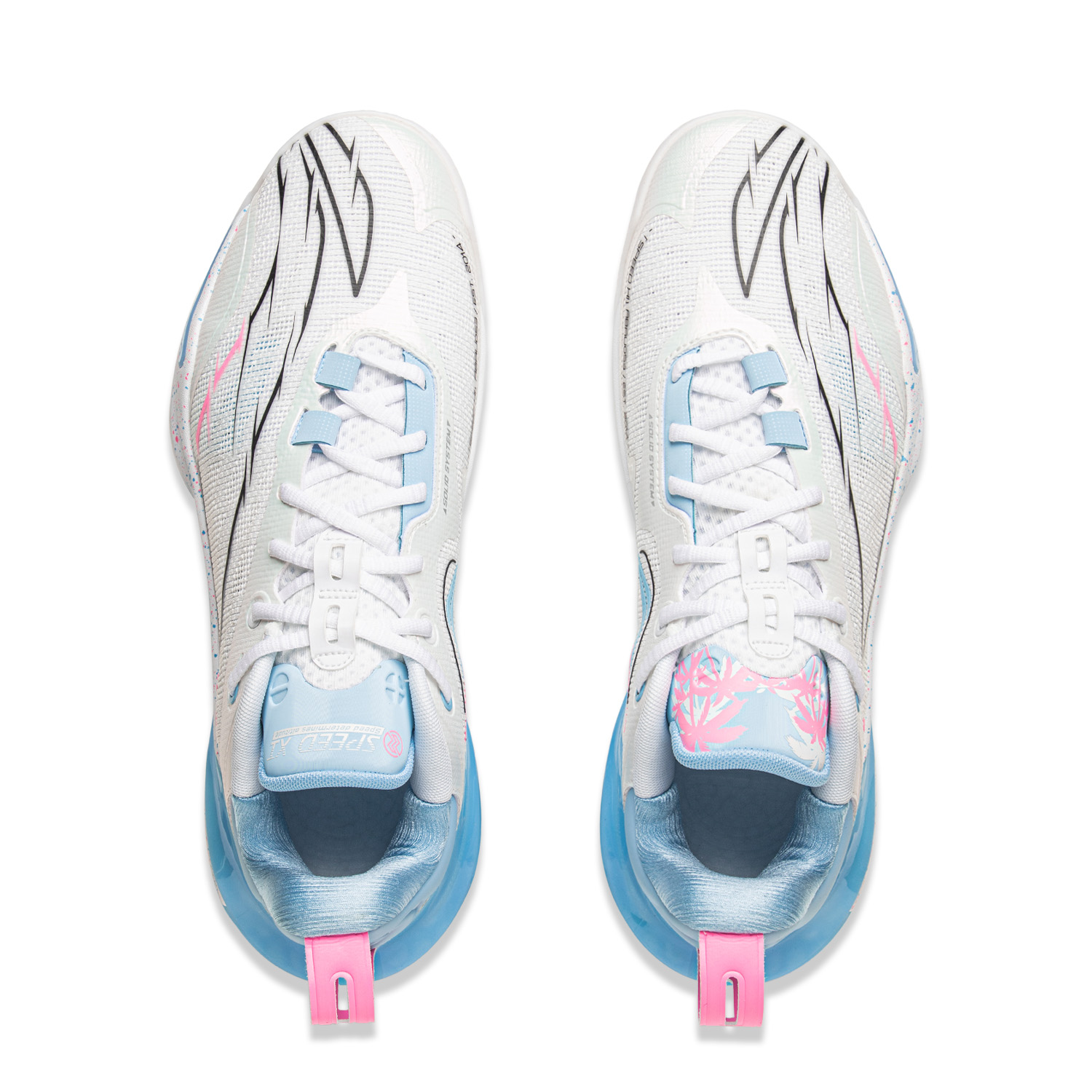 Li Ning Speed 11 Abrasion Resistant Coverage Support Rebound Low top Basketball Shoes Men’s White
