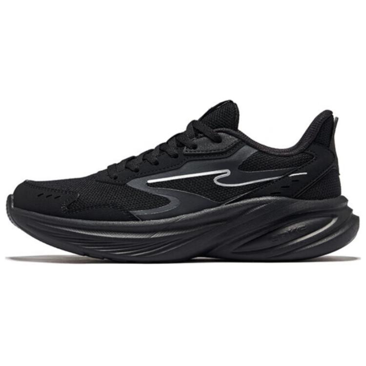 Erke Hunt Slip Resistant Lightweight Rebound Low top Running Shoes Women’s Jet Black
