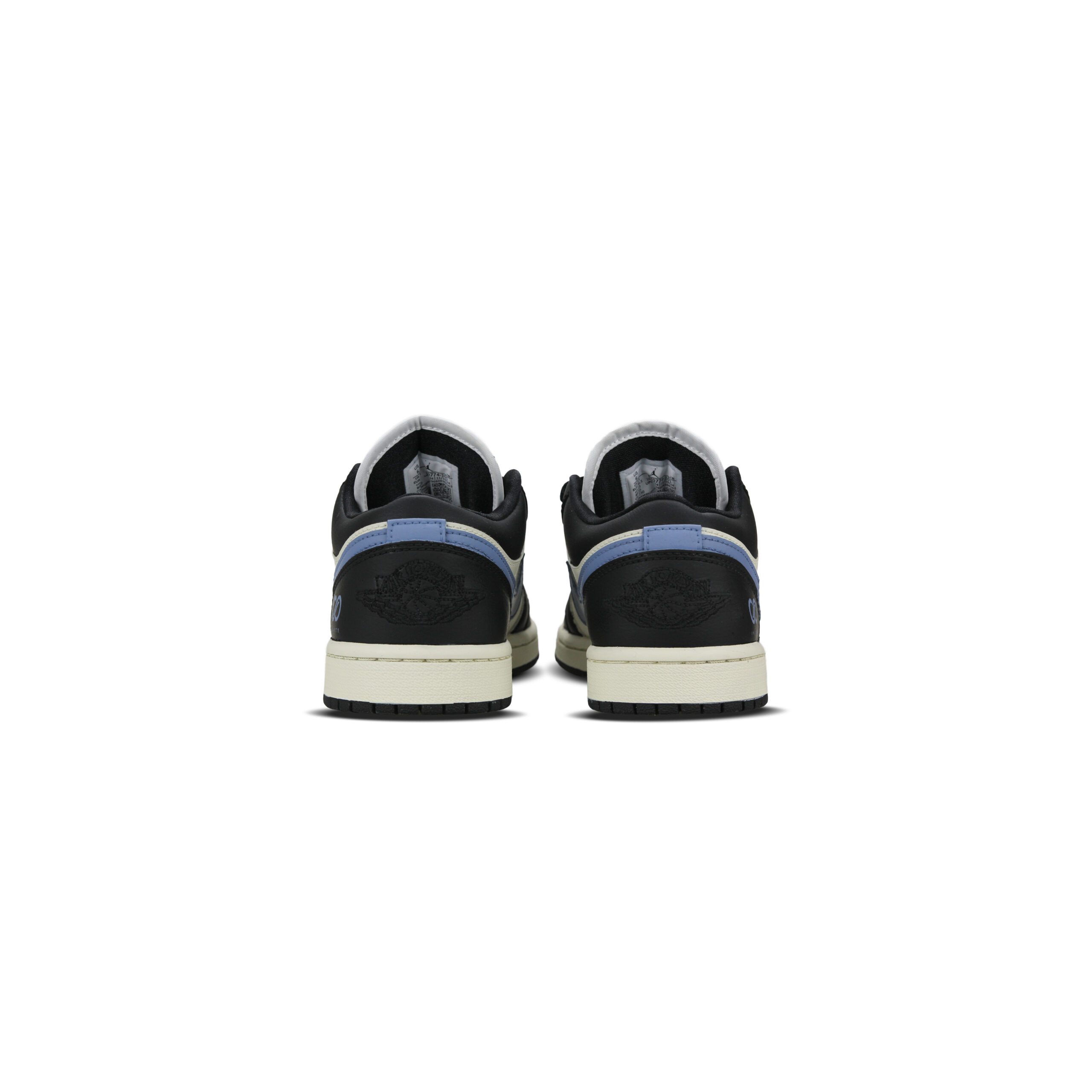 Jordan Air Jordan 1 Abrasion Resistant Low top Vintage Basketball Shoes Men’s Beige Black Blue