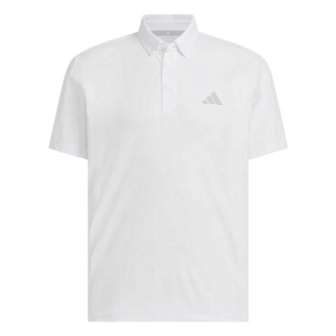 Adidas Golf Clothing Men's White Lapel Moderate