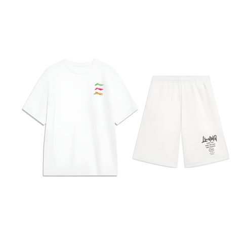Li Ning Casual Sportswear Unisex White+White