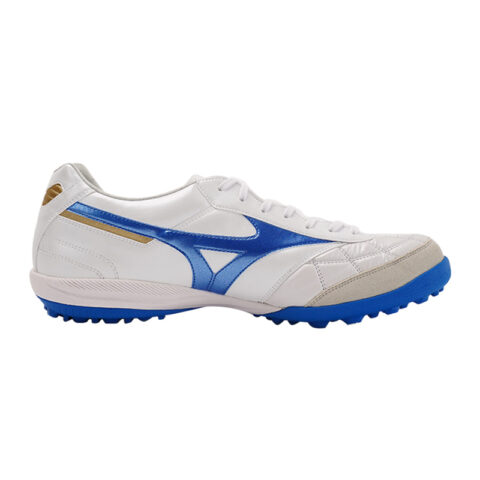 Mizuno MORELIA SALA TF Turf Abrasion Resistant Breathable Soccer Shoes Unisex White