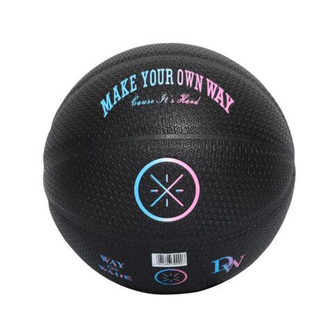 Li Ning China Mainland Version Pu Basketball Black Size 7 Street Training Competition Unisex