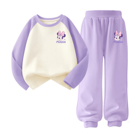 Disney Kids Casual Sportswear Crew Neck Moderate