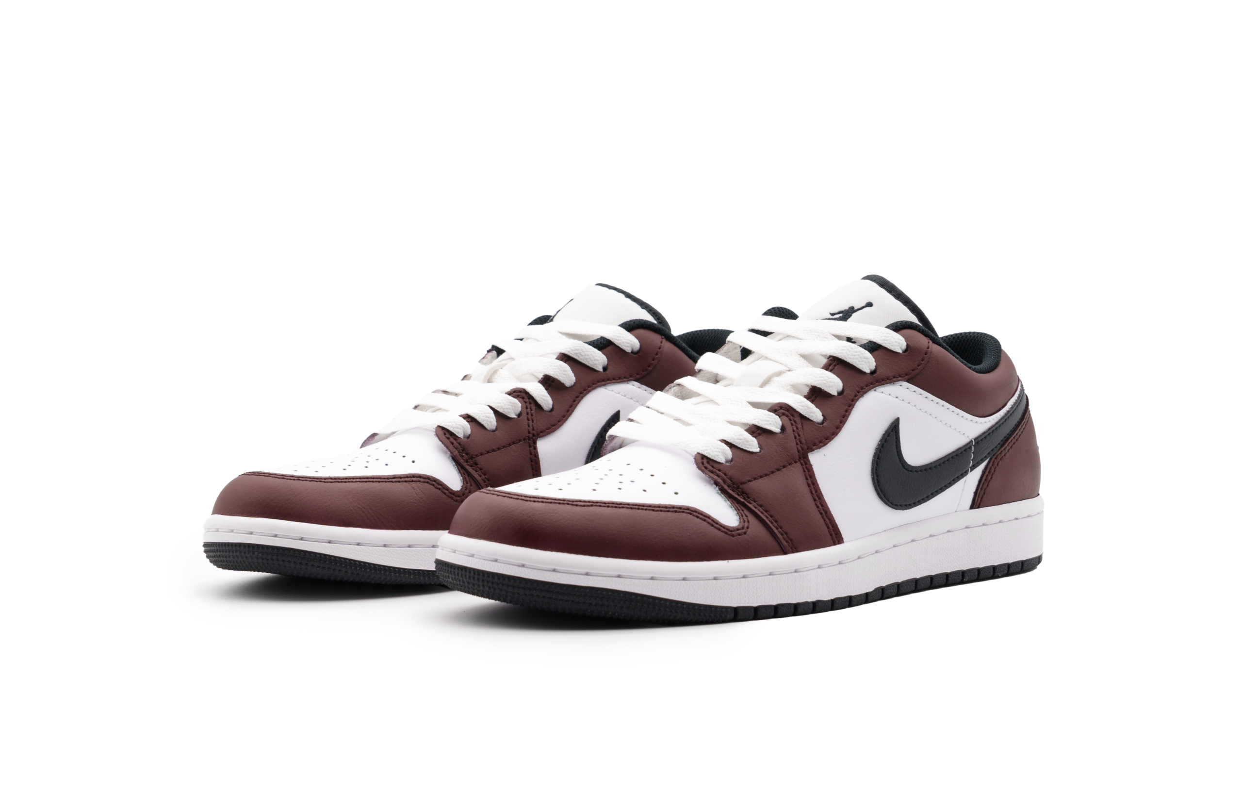 Jordan Air Jordan 1 Cushioning Slip Resistant Abrasion Resistant Low top Vintage Basketball Shoes Men’s Burgundy