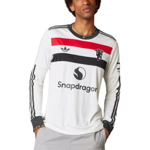 Adidas Originals Free Shipping With AdiClub Manchester United 24/25 Long Sleeve Third Jersey