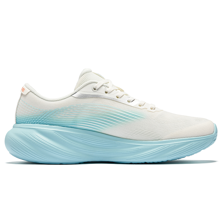 Erke Fabric Cushioning Breathable Rebound Low top City Commuting Running Shoes Men’s Microcrystal White Lake Blue