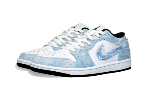 Jordan Air Jordan 1 Sky City Abrasion Resistant Lightweight Wear resistant And Lightweight Low top