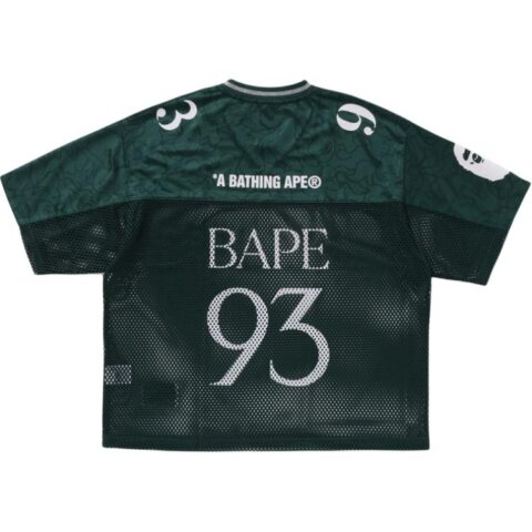 Bape Line Camo Multi Logo Relaxed Fit Football Jersey