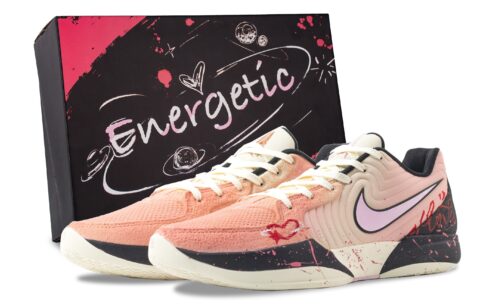 Nike Ja Morant 2 Heartbeat Abrasion Resistant Low top Basketball Shoes Men’s White Pink