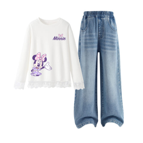 Disney Kids Casual Sportswear Crew Neck Moderate