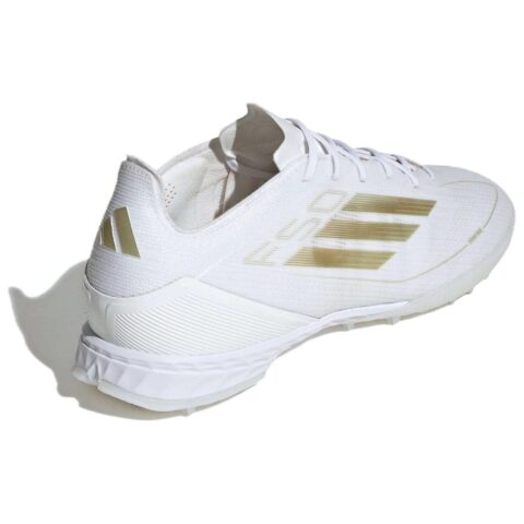 Adidas F50 PRO Comfortable And Lightweight Soccer Shoes Unisex White Gold