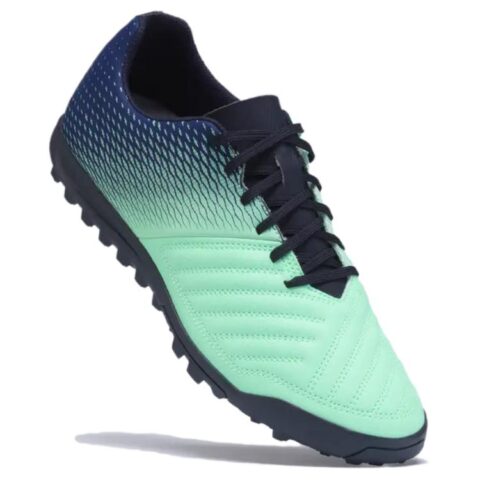 DECATHLON Agility 140 Comfortable TF Turf Slip Resistant Soccer Shoes Men’s Green