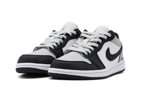 Jordan Air Jordan 1 Abrasion Resistant Low top Skateboard Shoes Unisex Black Gray