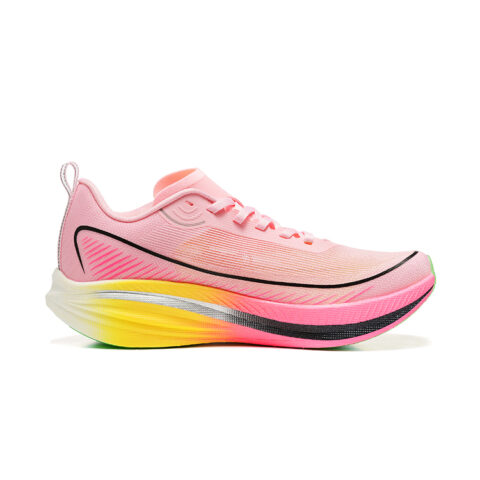 DUANGOU Running Shoes Unisex Low Top Pink/Aqua Green/Mismatched Color