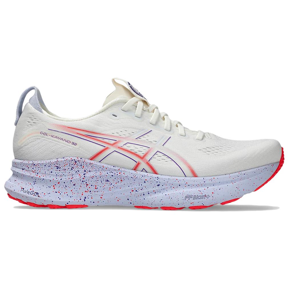 ASICS GEL KAYANO 32 IFFBLAST+Technology, Grip Long Distance Running Sprint Running Shoes Men’s White