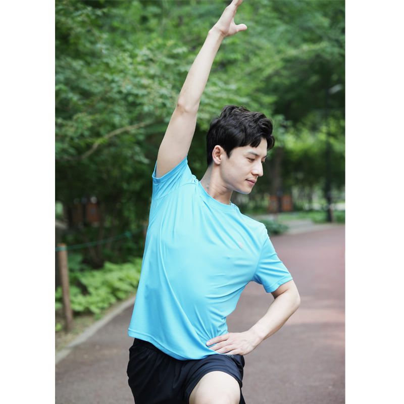 BMAI Running T Shirt Men’s Bondi Blue