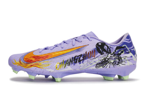 Nike Mercurial Vapor 16 Cushioning Soccer Shoes Unisex Black Orange Red Purple
