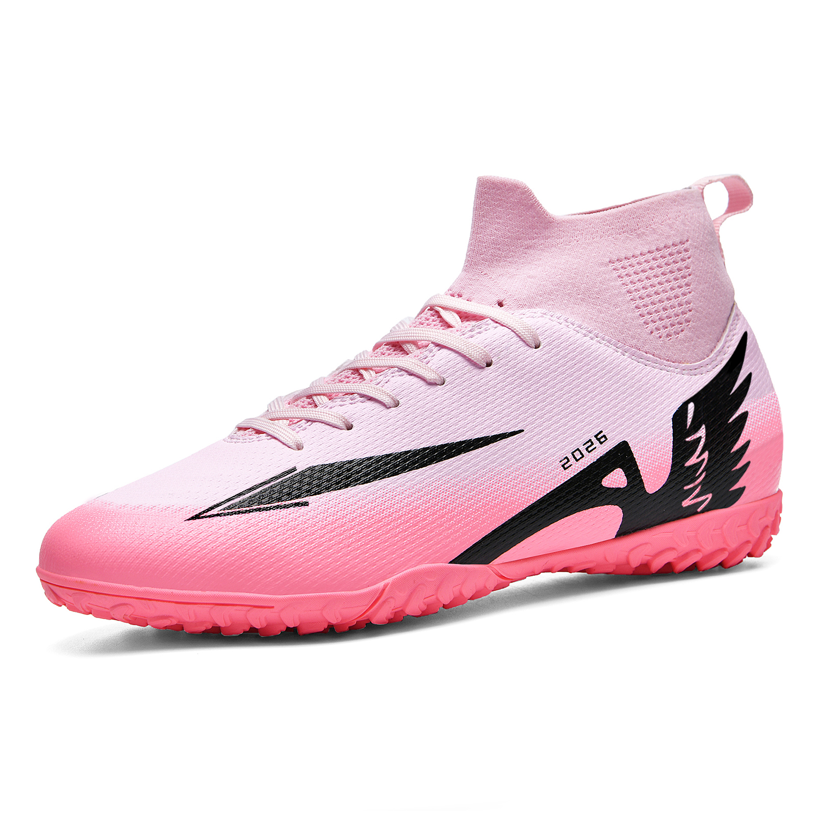 WEJIESS TF Turf Artificial Turf Slip Resistant Abrasion Resistant Slip Resistant Abrasion Resistant Soccer Shoes Unisex
