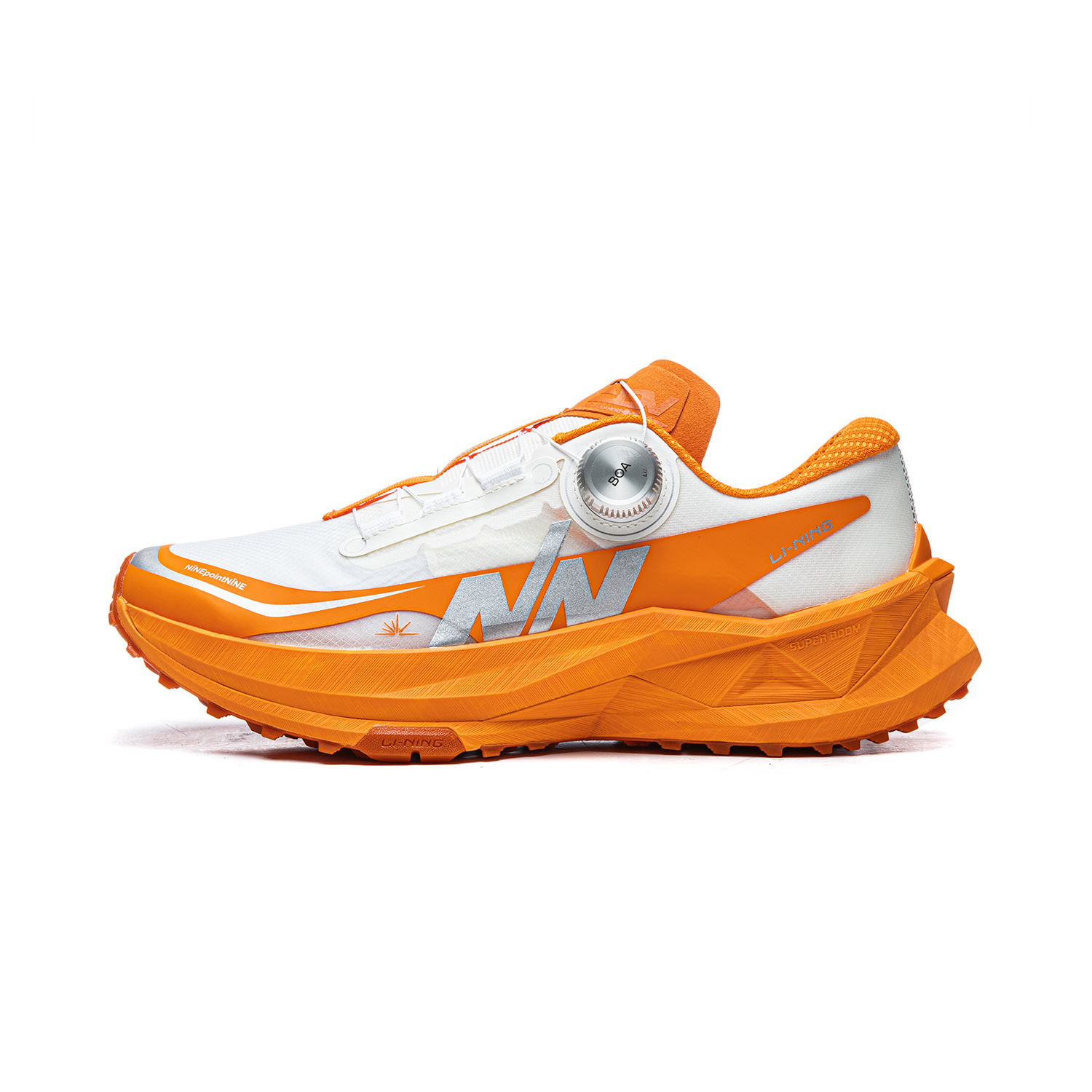 Li Ning De Lucas PRO Running Shoes Unisex Low Top Standard White/Ice Orange