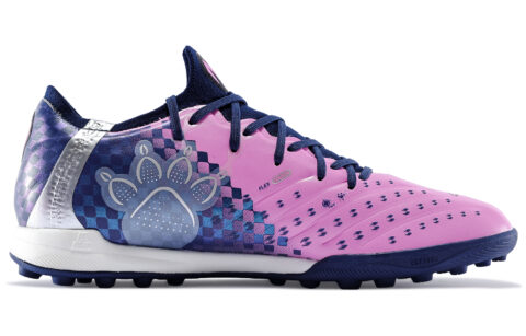 KELME Master 2.0 TF Turf Soccer Shoes Unisex Dark Blue Neon Pink