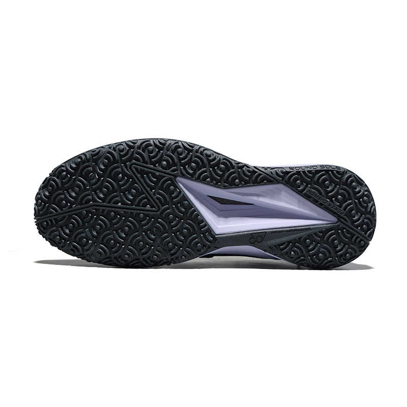 YONEX Slip Resistant Abrasion Resistant Low top Tennis Shoes Unisex Black Purple