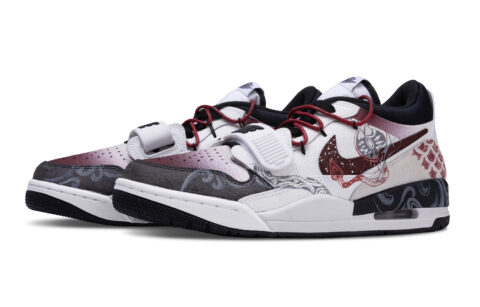 Jordan Legacy 312 Cushioning, Wear Resistant Low top Vintage Basketball Shoes Men’s Black Red